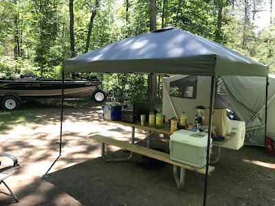 Chipmunk Rapids - Long Lake, Wisconsin campground