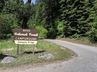 Swinging Bridge - Cascade, Idaho campground