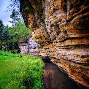 Pier Natural Bridge County Park - Richland Center, Wisconsin campground