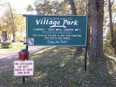Stockholm City Park - Stockholm, Wisconsin campground